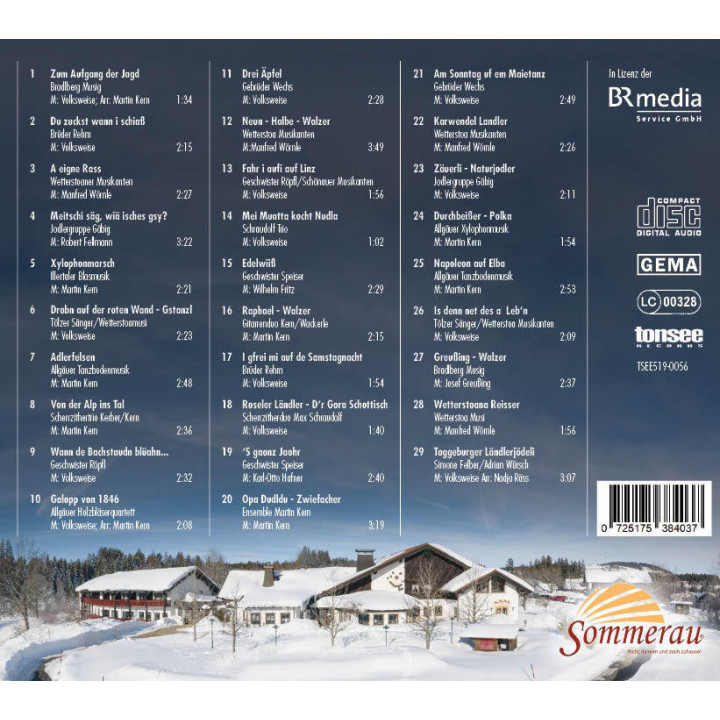 40 Jahre Volksmusik aus den Alpenländern CD